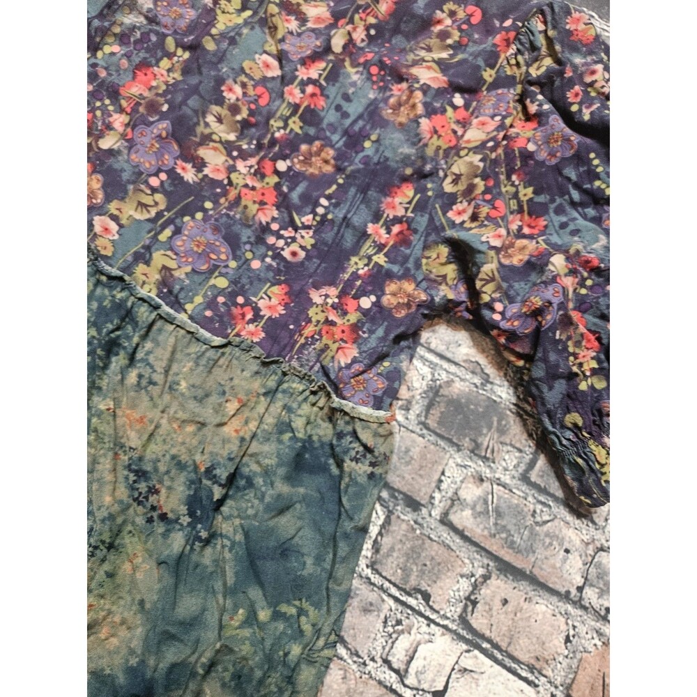 NATURAL LIFE Collette Tiered Maxi Dress Size XL Boho Floral Lot of 2 - Picture 6 of 12